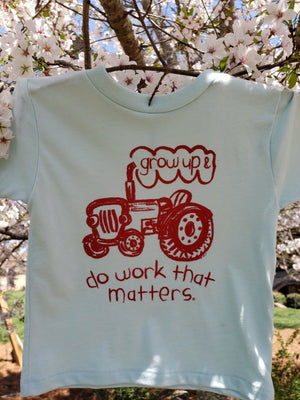 Farmer Toddler Tee - Do Work That Matters