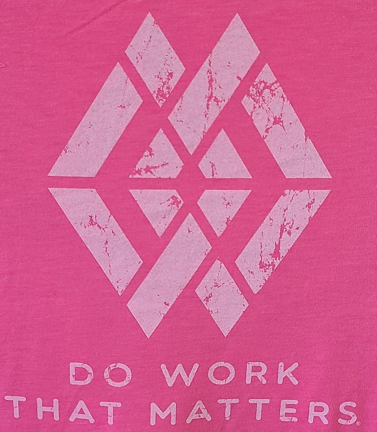 Ladies' DWTM Logo Flowy Racerback Tank - Do Work That Matters