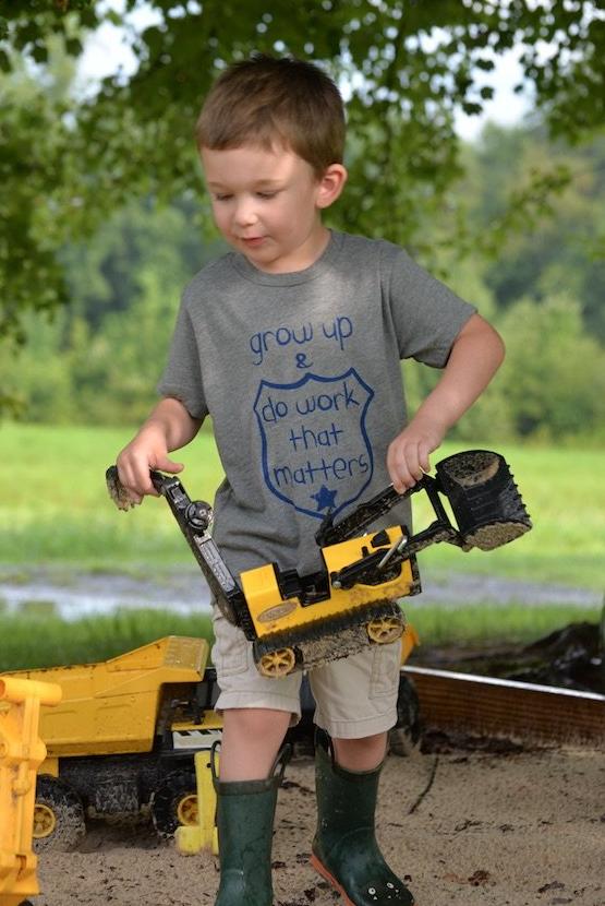 Police Toddler Tee - Do Work That Matters